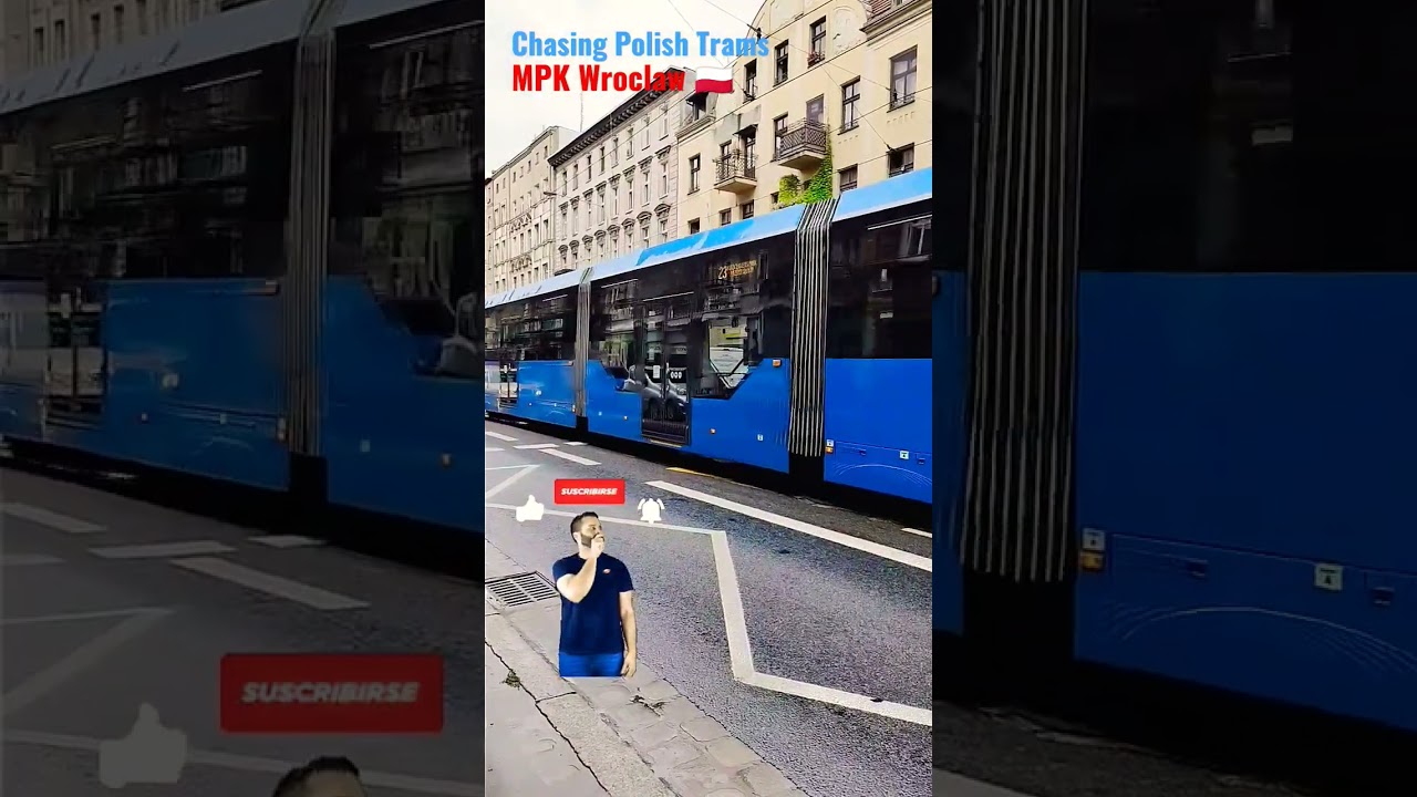 Chasing Polish Trains and Trams - MPK Wroclaw Poland 🇵🇱 