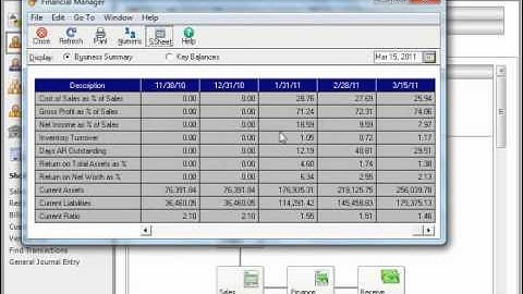 Peachtree Tutorial The Financial Manager Sage Training Lesson 14.4