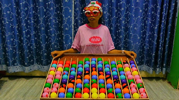 very hard to solve 120 color balls puzzle game