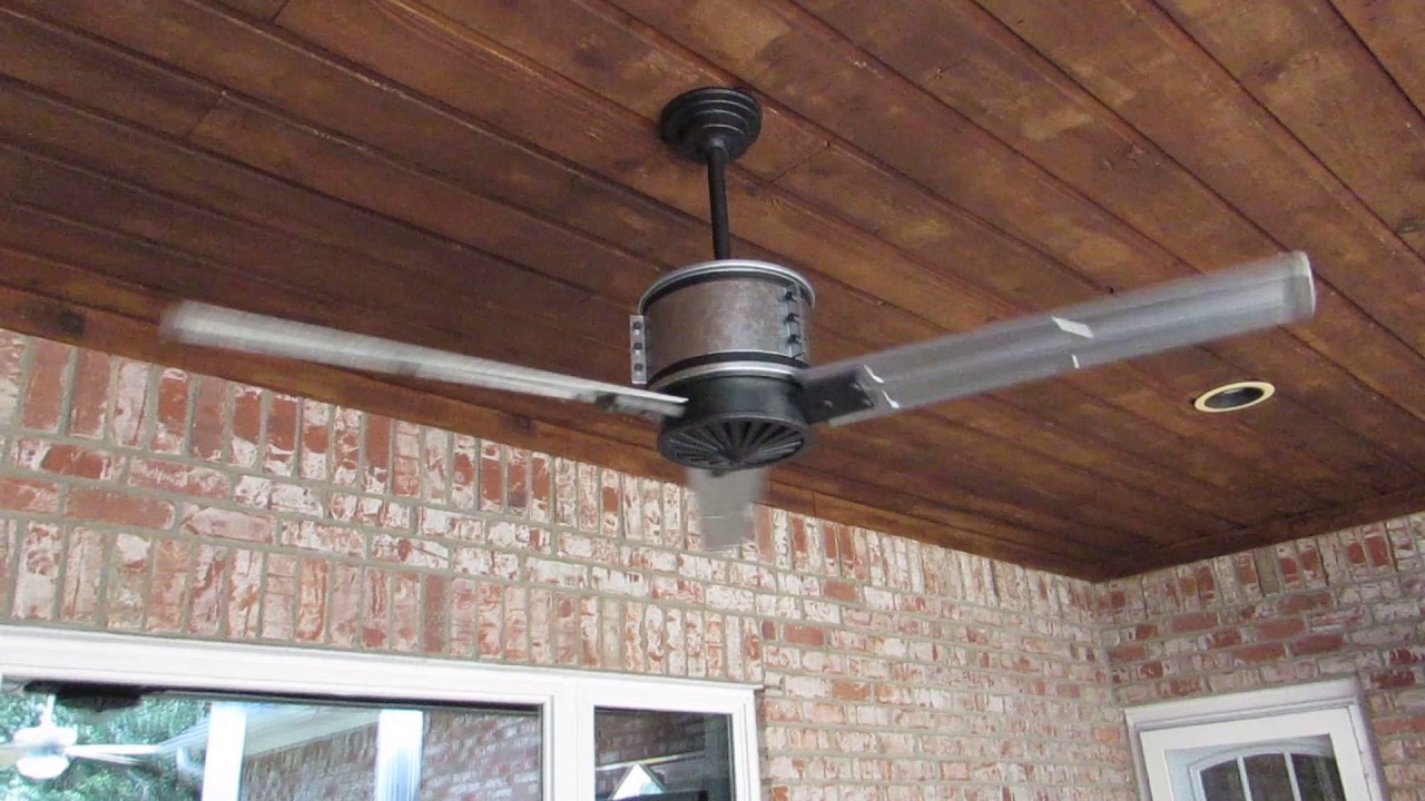 Duluth 60 In Indoor Outdoor Galvanized Steel Ceiling Fan Youtube