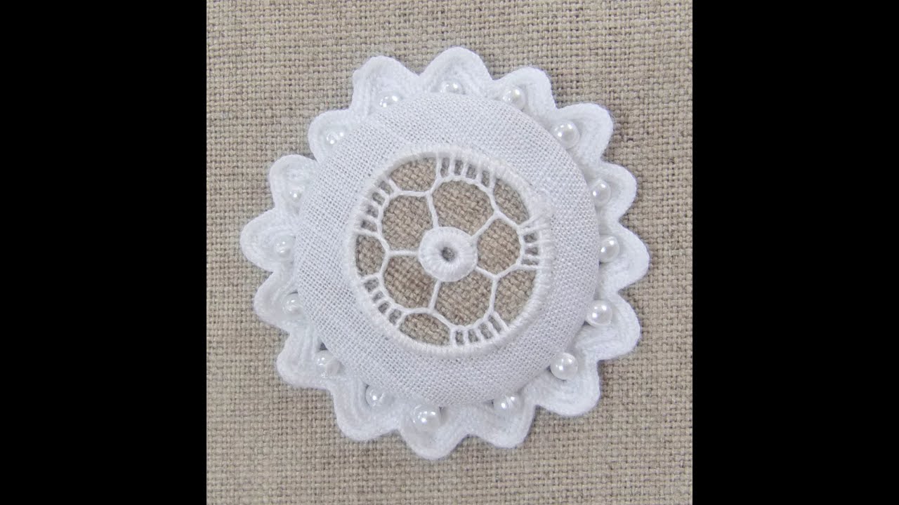 How to work a typical Ayrshire Needlelace Filling