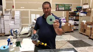 How to/ Honing and polishing marble stone clean center training /DIY projects screenshot 2