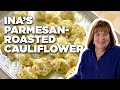 How to Make Ina’s Parmesan-Roasted Cauliflower | Barefoot Contessa: Cook Like a Pro | Food Network