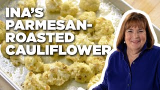 How to Make Ina’s ParmesanRoasted Cauliflower | Barefoot Contessa: Cook Like a Pro | Food Network