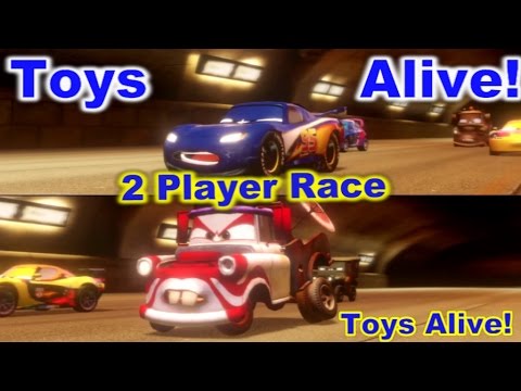 Cars 2 The video game 2 player splitscreen Race on Cars 2 The video game 2 player splitscreen Race on
