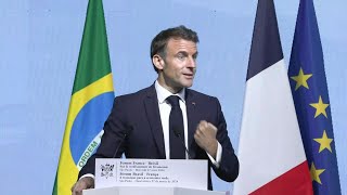 Macron volta a criticar acordo UE-Mercosul: \\