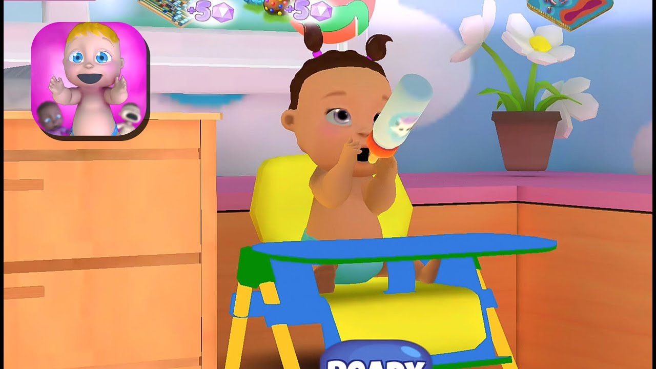 Alima's Baby Nursery - Lily Drinks Milk - Android Gameplay Walkthrough ...