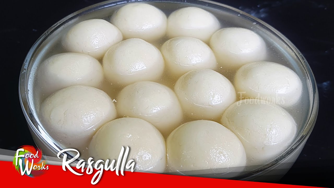 Rasgulla Recipe  How To Make Rasgulla  Bengali Sweets  Easy Sponge Rasgulla Recipe  Foodworks