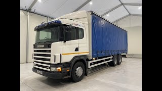 Fx51 Jtv - Scania P94 310 10 Tyre Rear Lift Curtainsider Law Truck Centre Uk