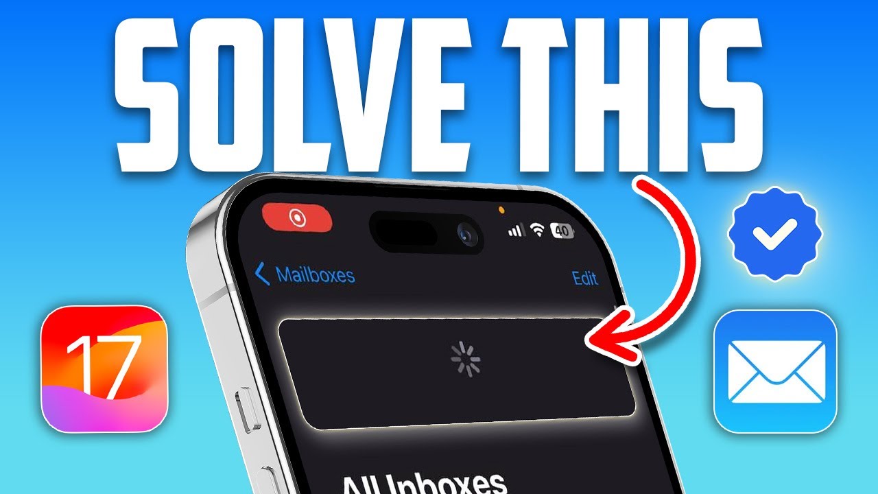 IPhone Email Not Syncing After IOS 17 Fix Email Syncing Problem On