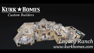 Tour the Luxurious Legacy Ranch Custom Home Floor Plan by Kurk Homes in Texas