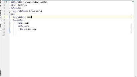 Argo Workflows IDE Autocompletion