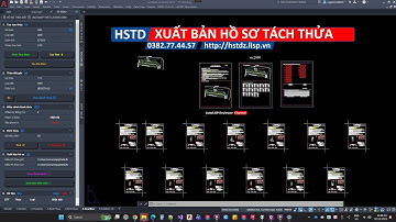 05. Xuất bản hồ sơ tách thửa | Mẫu TP HCM | Hồ sơ thửa đất HSTD | AutoLISP Reviewer