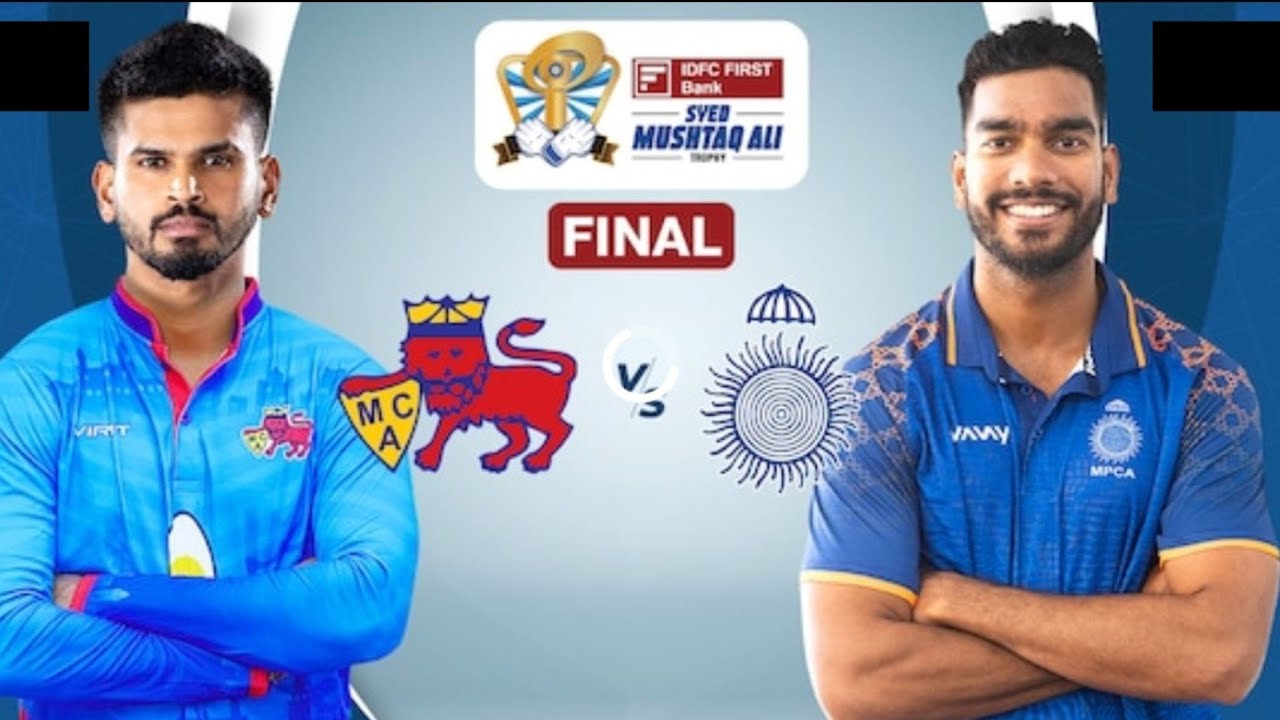 SMAT 2024 FINAL ,Mumbai vs MP : Match Highlights I shyed Mushtaq ali trophy 2024 highlights today