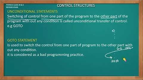 GOTO Statement In GW BASIC