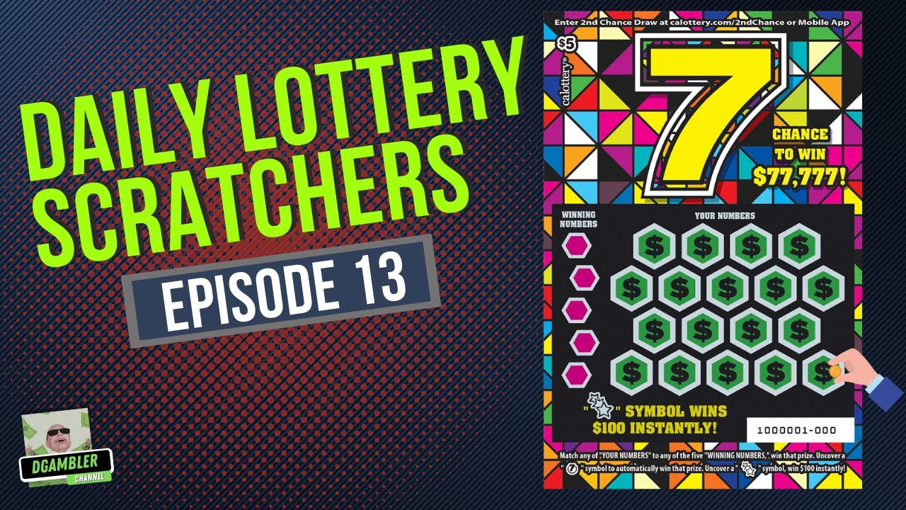 Daily Lottery Scratcher (Ep 13) The 5 7 Scratcher from the CA