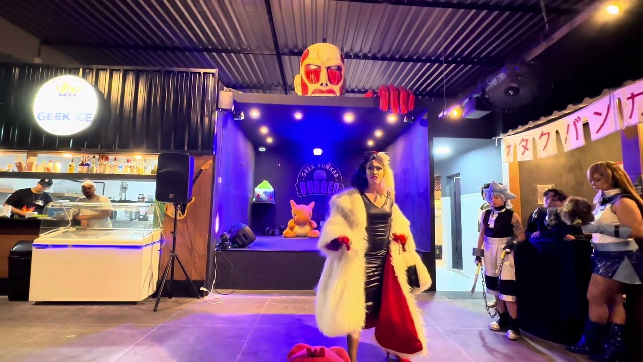 Apresentação Cosplay GeekQuest 2 / Cruella Devil