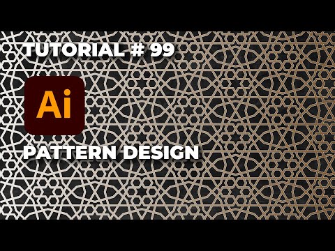 Creating beautiful Islamic pattern / Adobeillustrator #geometricshapes