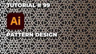 Creating beautiful Islamic pattern / Adobeillustrator #geometricshapes