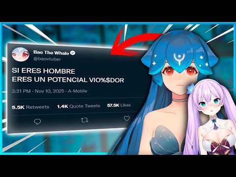 Kyria reacciona a "ESTA VTUBER ODIA A LOS HOMBRES... | BAO THE WHALE"