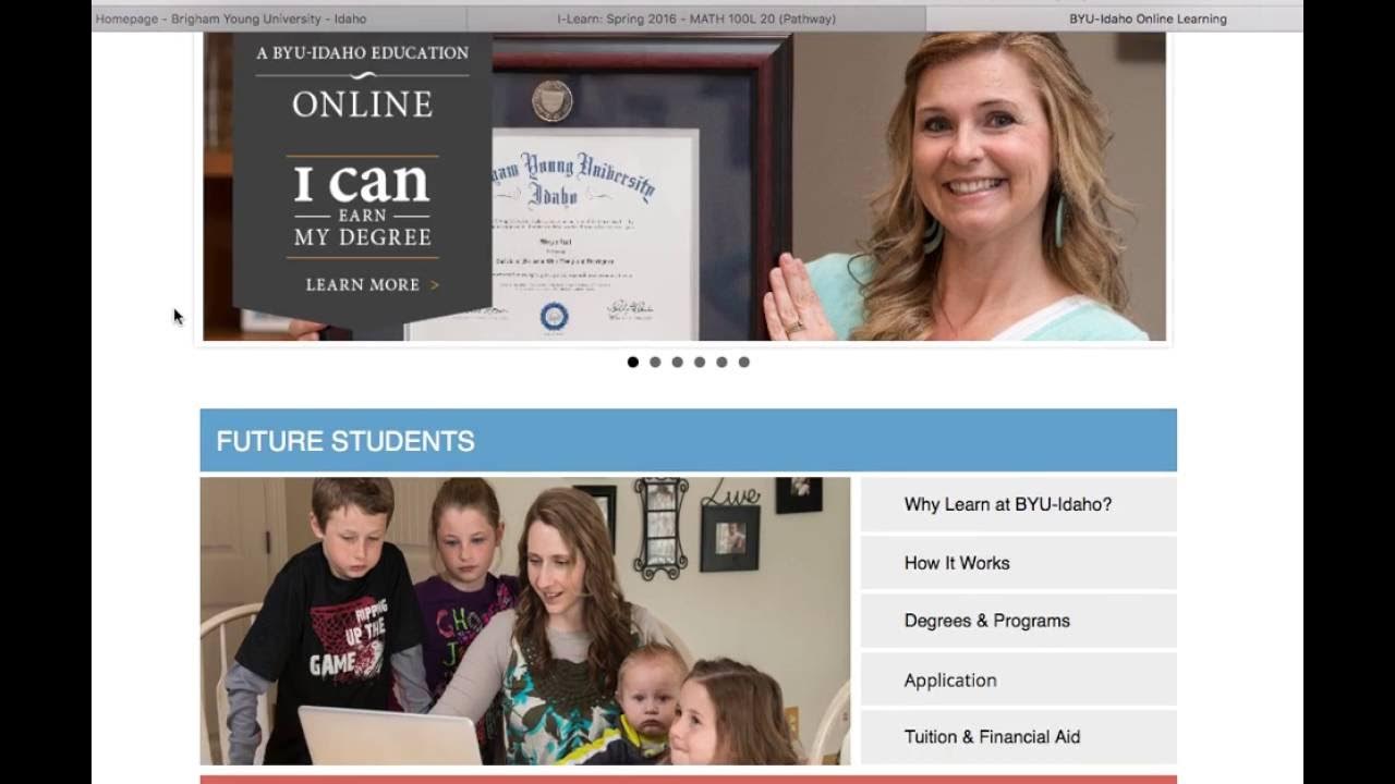 Finding the Syllabus of a BYUI Online Course YouTube