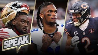 How will DJ Moore's contract extension impact Brandon Aiyuk & CeeDee Lamb's negotiations? | SPEAK Wealth