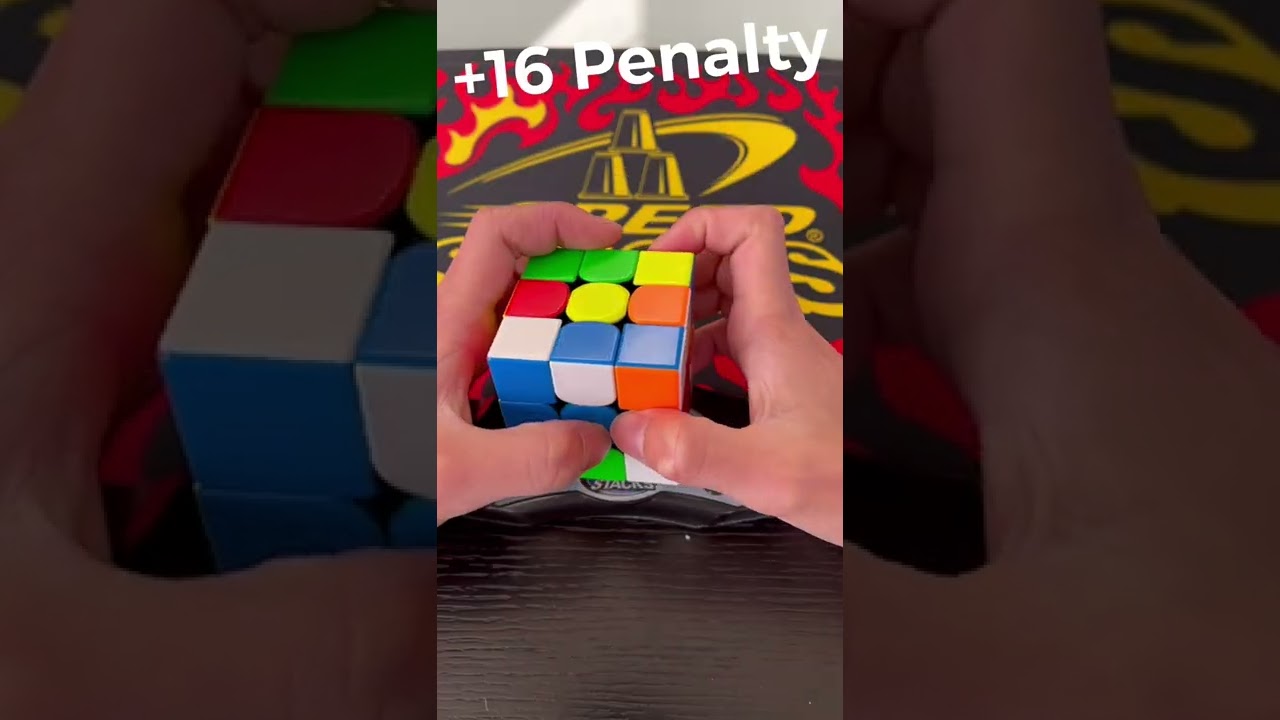 WCA +16 penalty (Rubik’s Cube)