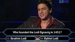 KBC 3 - Hilarious Contestant wid Shahrukh Khan (+subtitles!) screenshot 5