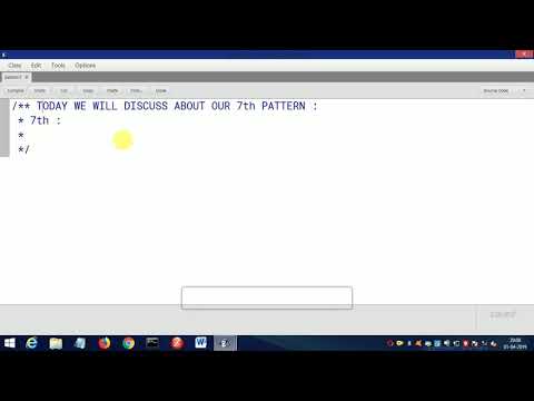 Java pattern 7# 5,54,543,5432,54321