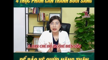 4 thực phẩm tránh ăn buổi sáng bảo vệ chức năng thận | Bác Sĩ Vân Anh #short #shorts