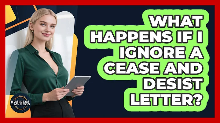 What Happens If I Ignore a Cease and Desist Letter?