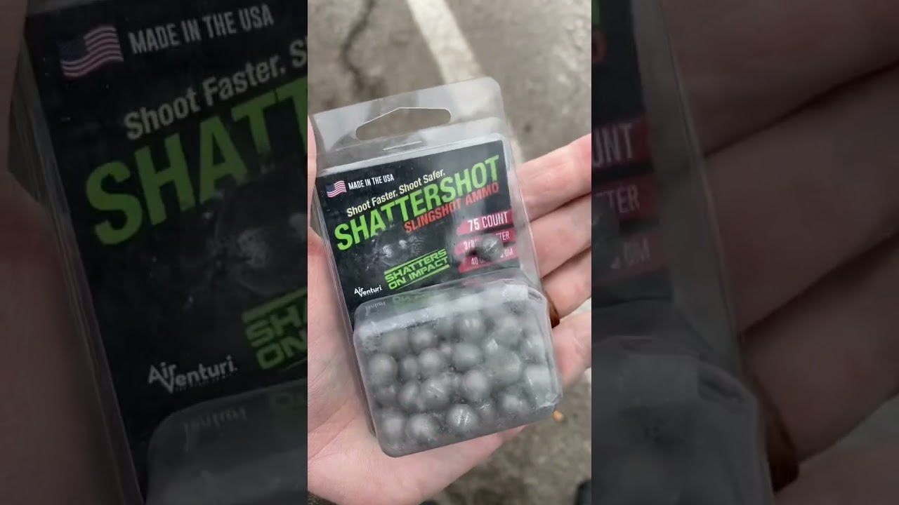 Frangible Catapult Ammo ELIMINATES ricochets! 