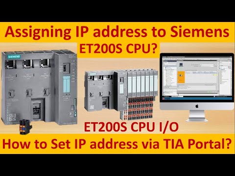 How to assign IP address to Siemens PLC ET200S CPU? | How to find Siemens PLC IP address?