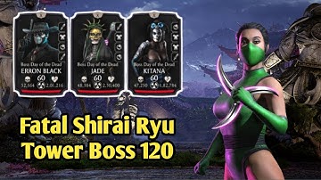 Fatal Shirai Ryu Tower Boss 120 | MK Mobile