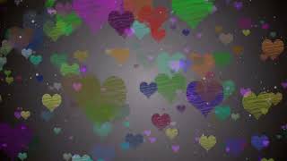 Сердечки На Сером Фоне | Футажи Для Видео | Heart | Background Video | Love | Футажор