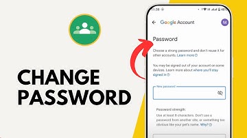 How to Change Google Classroom Password