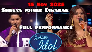 Shreya Ghoshal couldn't stop herself from singing with Diwakar on Tere mast mast do nain