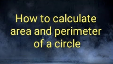 How to calculate the area and perimeter of a circle using C programming