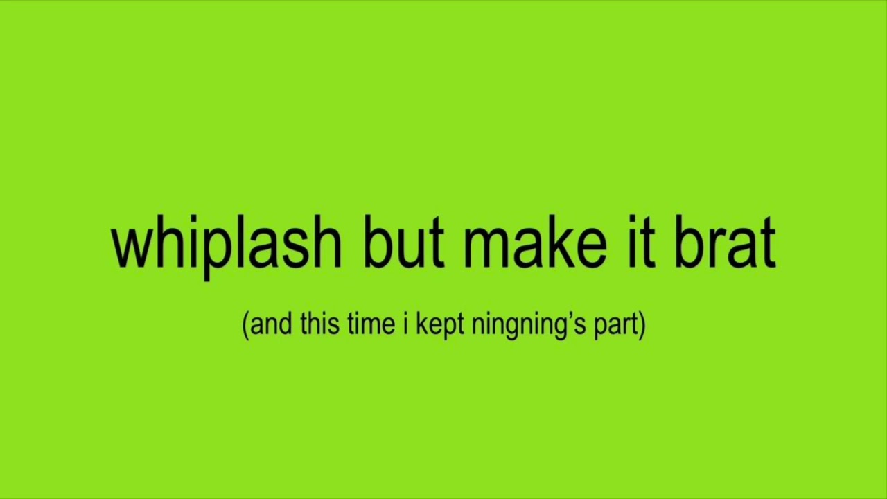 Guess x Whiplash — Charli xcx / Aespa (Vers 2 - MASHUP)