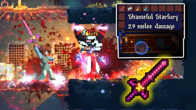 Dig up the deceased in Dead Cells Shovel Knight crossover