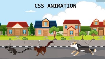 Running an Animals Animation Using HTML, CSS Animation