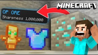 MINECRAFT BUT DIAMONDS DROP OP ITEMS