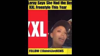 Coi Leray Says She Had The Best XXL Freestyle rap news shorts