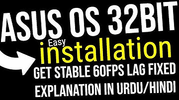 PhoenixOS: Asus OS 32BIT installation With Explanation in URDU/Hindi