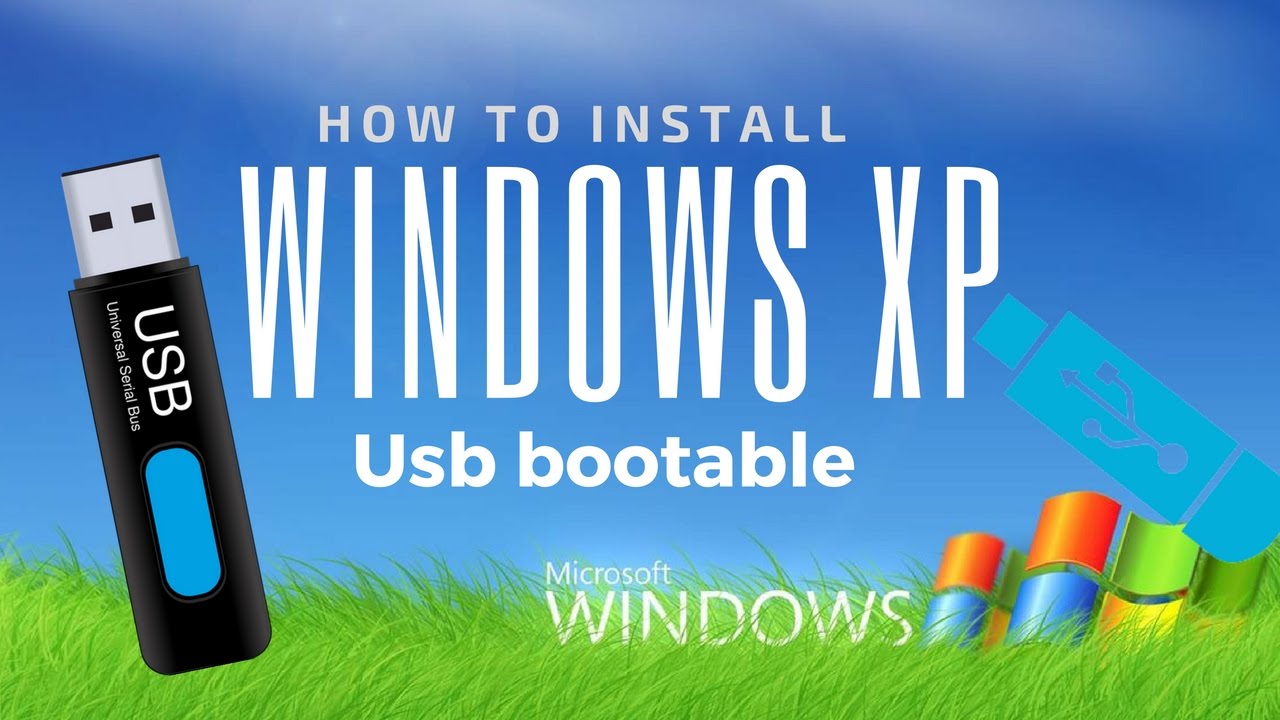make a windows xp install usb