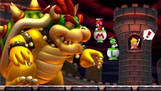 New Super Mario Bros. U Co-op Walkthrough - World 8 - Peach's Castle (All Star Coins) New Super Mario Bros. U Co-op Walkthrough - World 8 - Peach's Castle (All Star Coins)