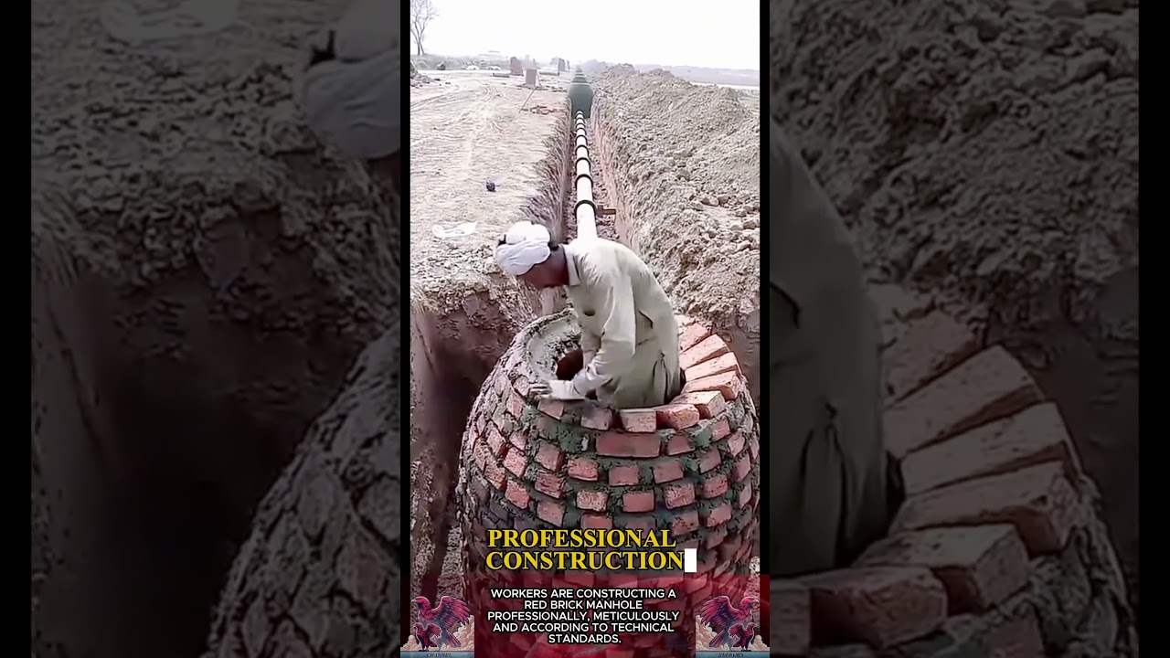 Manhole Construction Worker || Construction Engineering