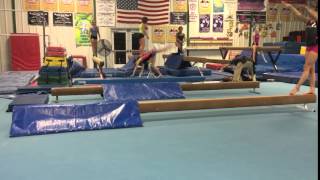 Sara Bell 2018 Gymnastics Front Pike Beam
