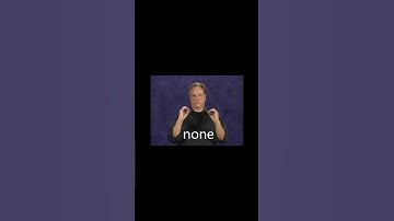 How to sign none #shorts #learnASL #AmericanSignLanguage #signlanguage Learn & retain #ASL
