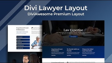Divi Lawyer Layout - Divi Layouts by Divi Awesome
